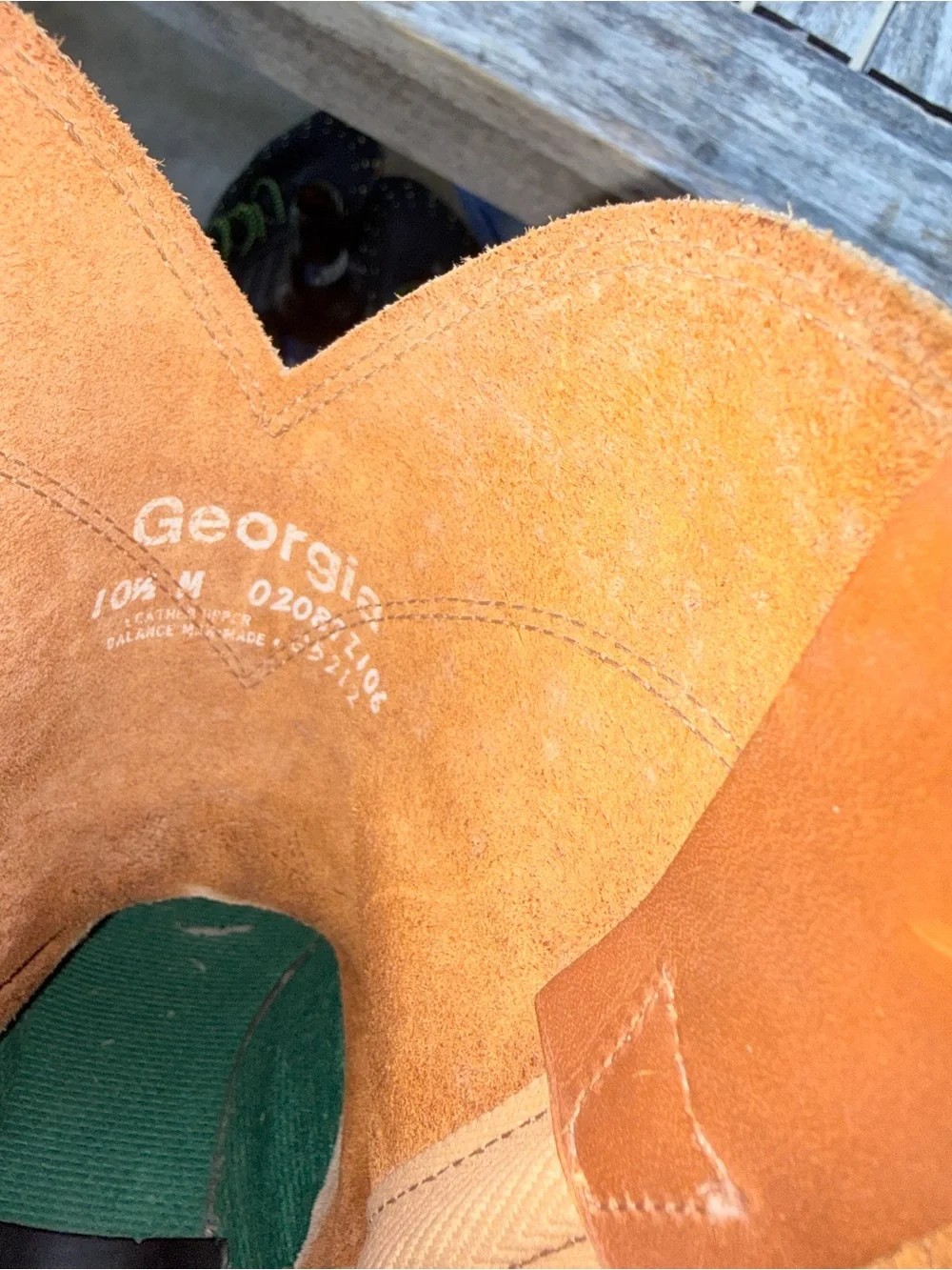 Georgia Boot Men’s Farm and Ranch Wellington Leather Work Boots Cowboy Rancher